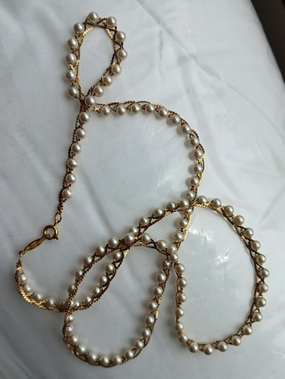 Napier Braided Gold With Seed Pearls